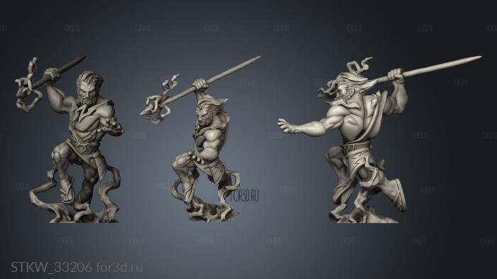 General Grievous Action stl model for CNC