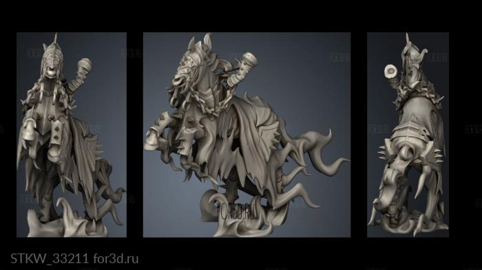 General Kar zeth Warsteed stl model for CNC