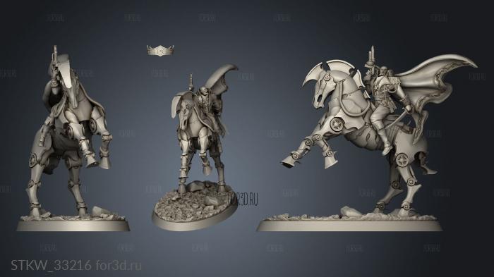 General on Mechanical Horse stl model for CNC