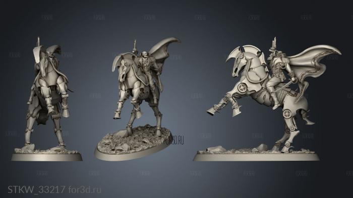 General on Mechanical Horse stl model for CNC