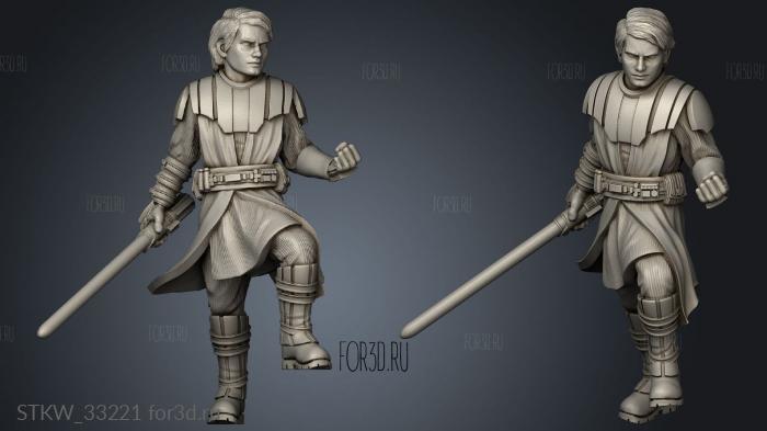 General Skywalker Action stl model for CNC