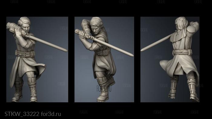 General Skywalker Action stl model for CNC