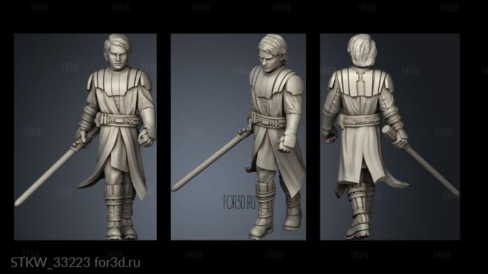 General Skywalker Action stl model for CNC