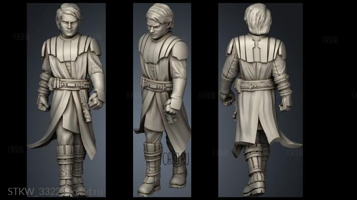 General Skywalker Action stl model for CNC