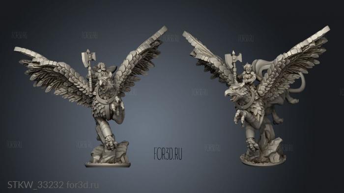 Generals hero mounted stl model for CNC