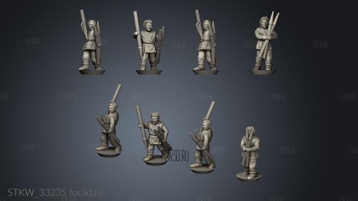 Generic Skirmishers stl model for CNC