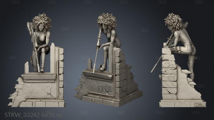 Genesis Domino Modern Feet stl model for CNC