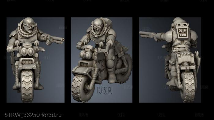 Karnage King jackal biker 3d stl модель для ЧПУ