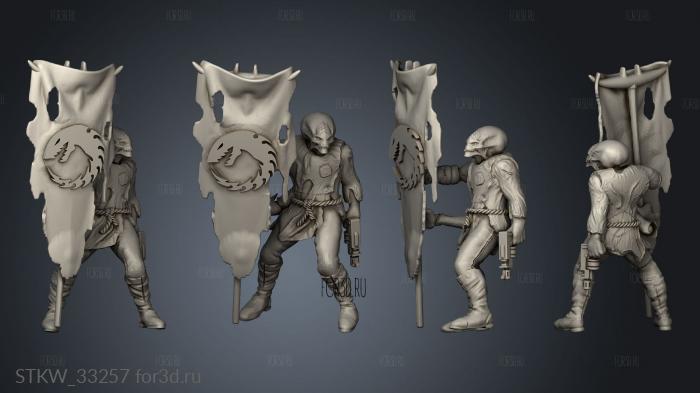 space banner bearer butt 3d stl модель для ЧПУ