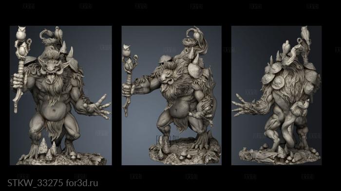 Gearheart Trolls Forest Troll stl model for CNC