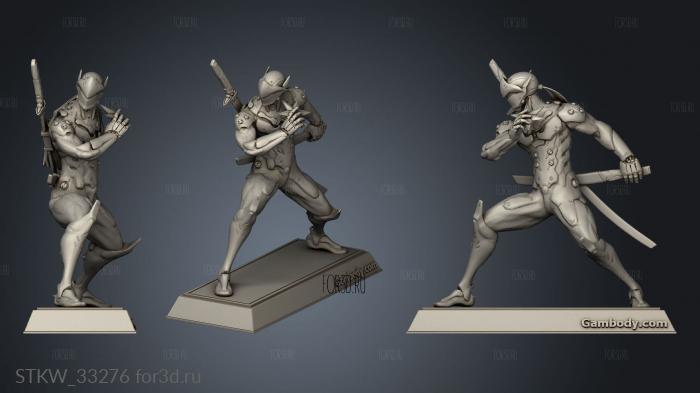 GENJI stl model for CNC