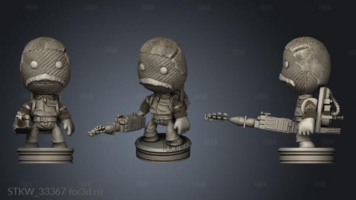 GHOSTBUSTERS ZEEDMORE Zed stl model for CNC