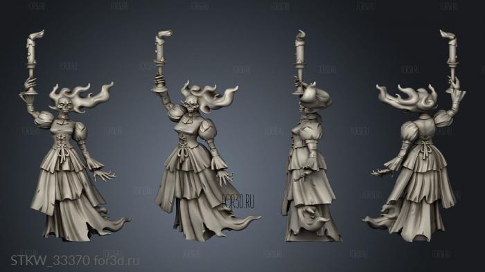 Ghosts Ghostblewoman stl model for CNC