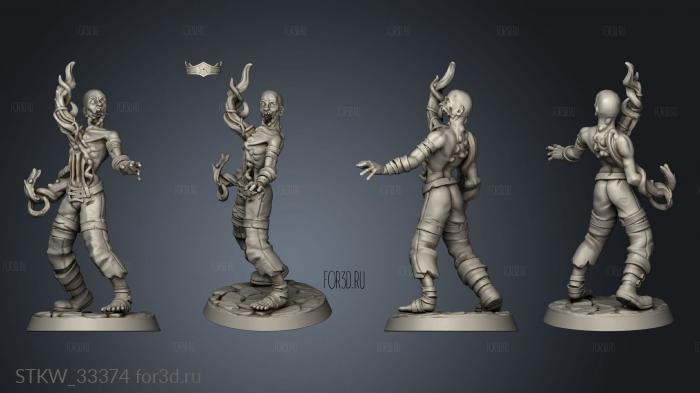 Ghoul stl model for CNC