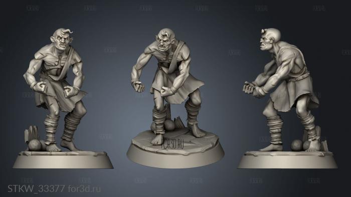 Ghoul stl model for CNC