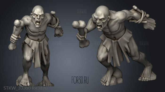 GHOUL stl model for CNC