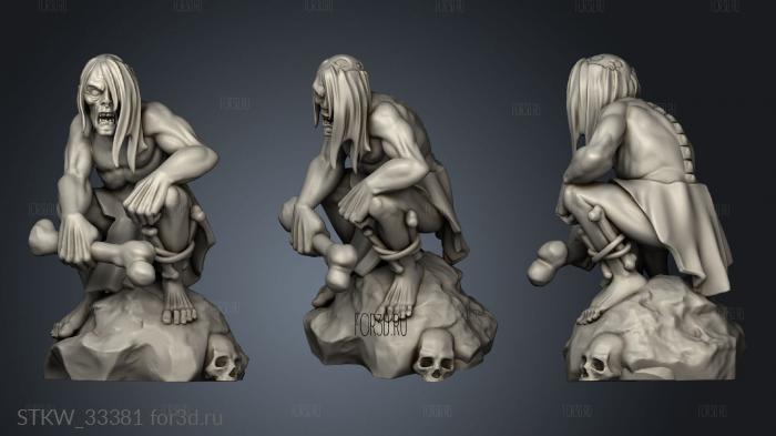GHOUL stl model for CNC
