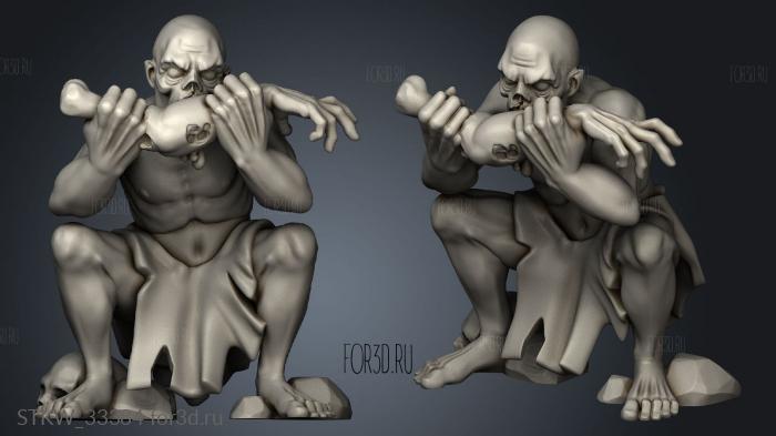 GHOUL stl model for CNC