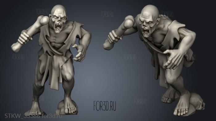GHOUL stl model for CNC