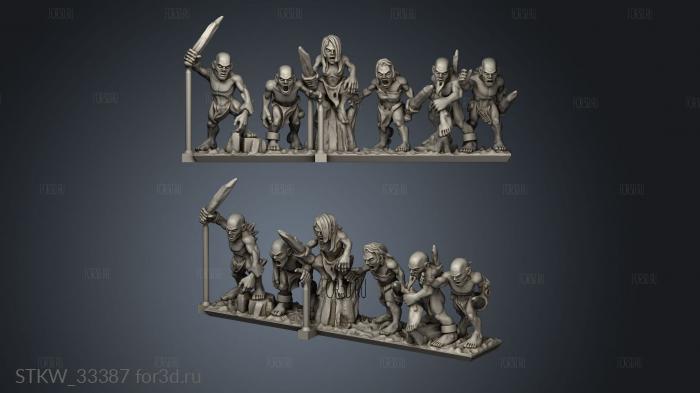 ghouls stl model for CNC