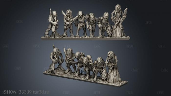ghouls stl model for CNC