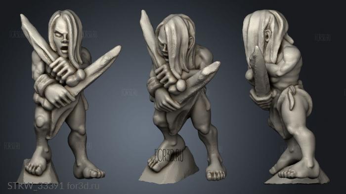 ghouls stl model for CNC