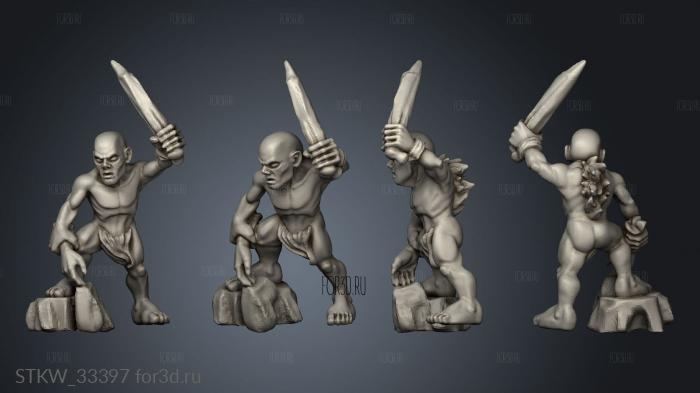 ghouls stl model for CNC