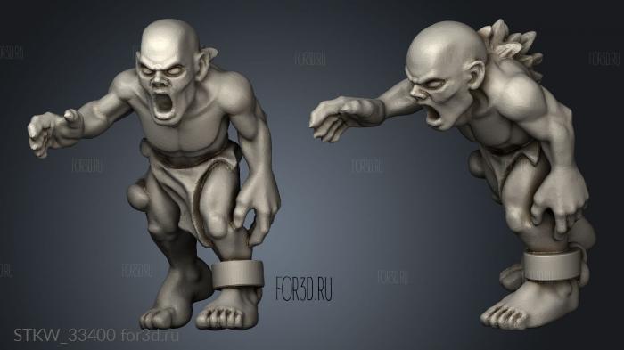 ghouls stl model for CNC