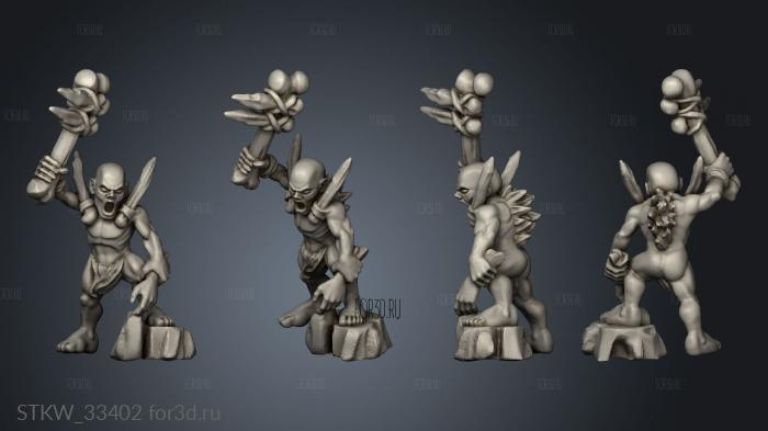 ghouls stl model for CNC