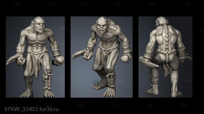 Ghouls Bone Claw stl model for CNC