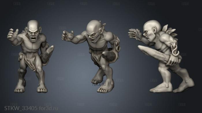 ghouls stl model for CNC