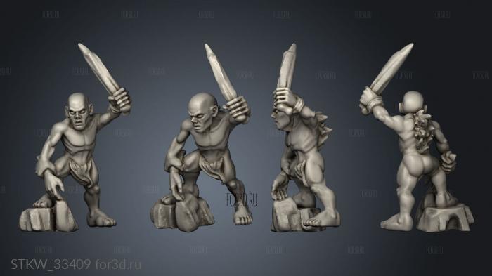 ghouls stl model for CNC