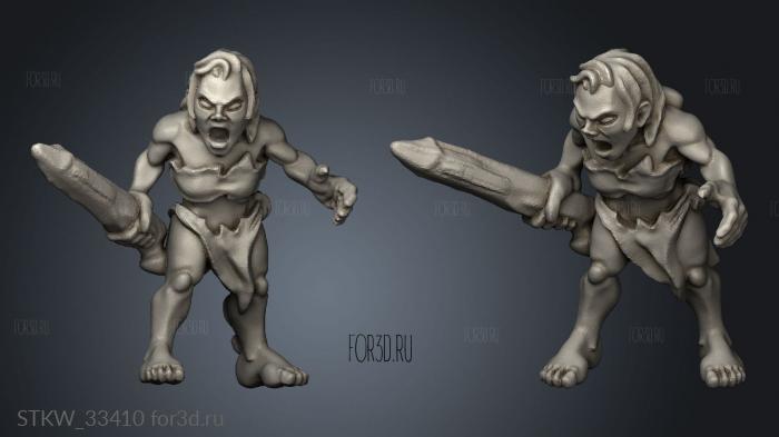ghouls stl model for CNC