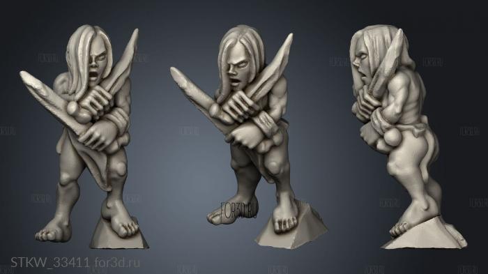 ghouls stl model for CNC