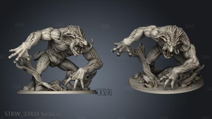 Giant Svart Troll stl model for CNC