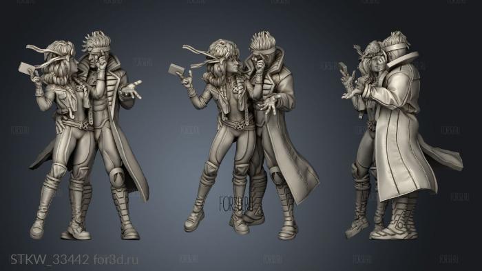 GIFT GAMBIT ROGUE stl model for CNC