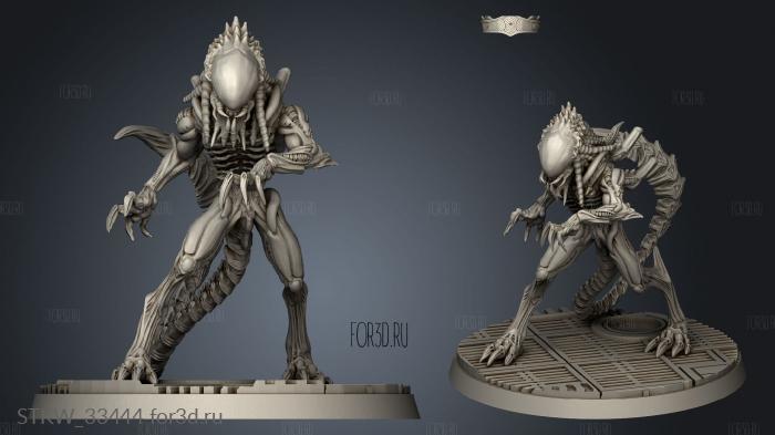 GIGERIAN SKULL HUNTER HYBRID stl model for CNC