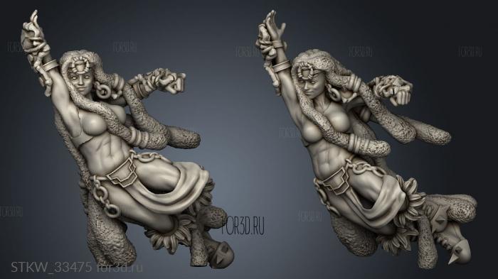 Girl stl model for CNC