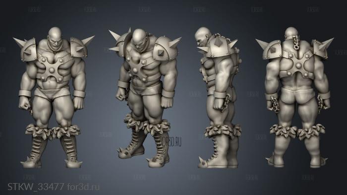 Girls bad guys stl model for CNC