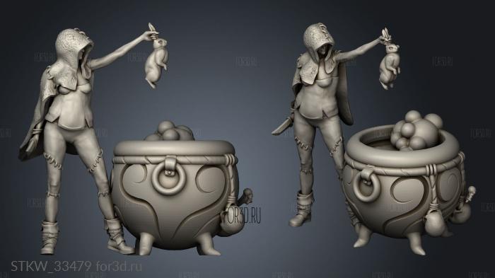 Girls doc stl model for CNC