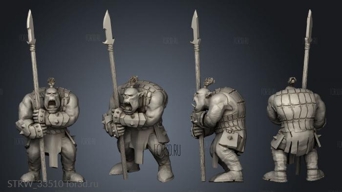 Gitzzz Spear stl model for CNC