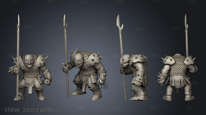 Gitzzz Spear stl model for CNC
