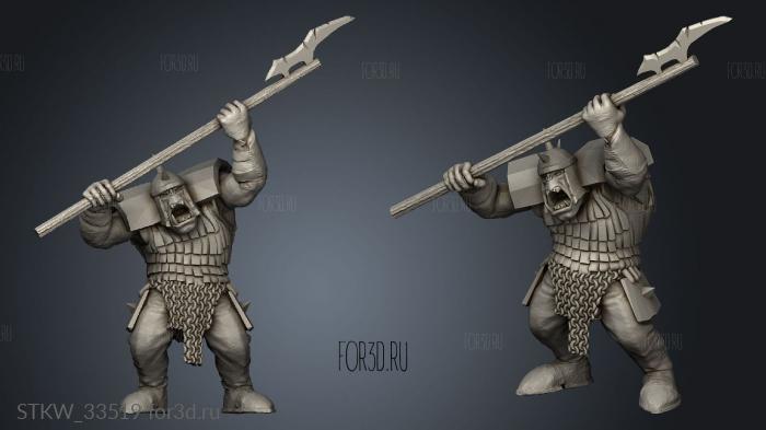 Gitzzz Spear stl model for CNC