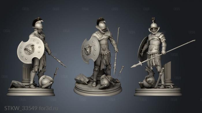 gladiator arena stl model for CNC