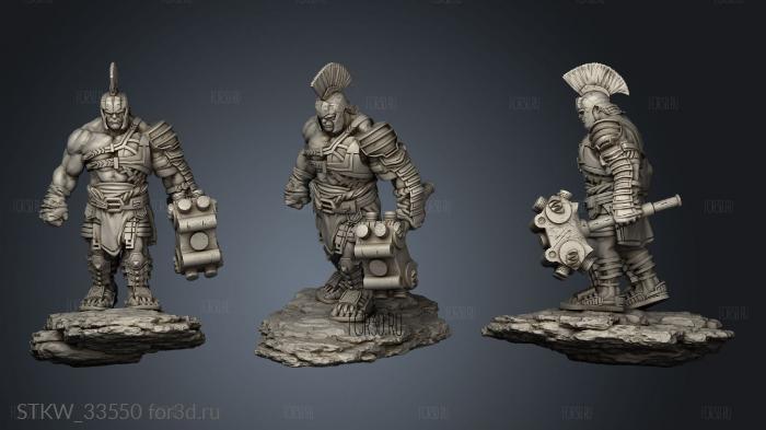 Gladiator Hulk Mesh stl model for CNC