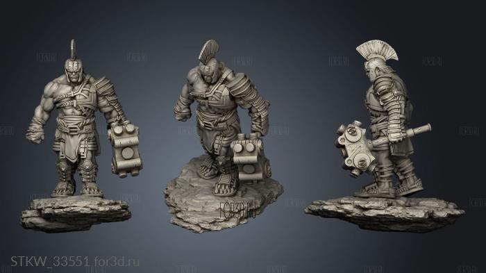Gladiator Hulk Mesh stl model for CNC