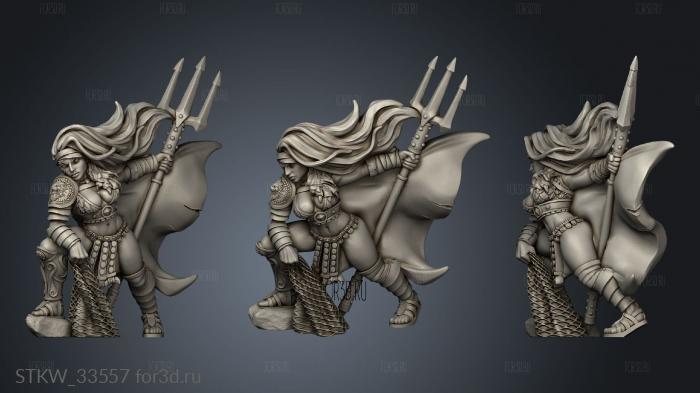 Gladiator Tribe Gladiatrix Heroine stl model for CNC
