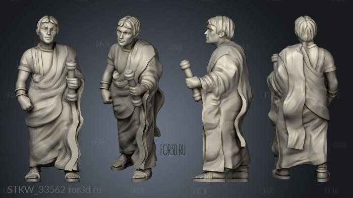 Gladiators Senator stl model for CNC