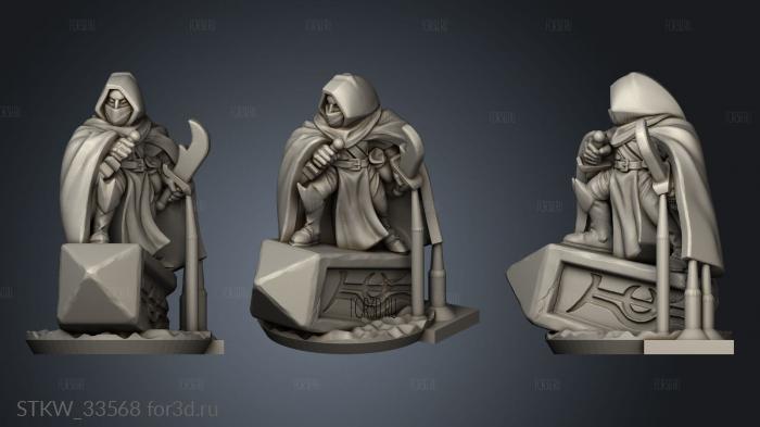 Assassin stl model for CNC