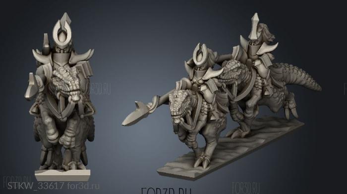 Lizard Riders Blank stl model for CNC